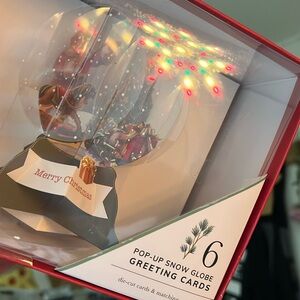 Pop-Up Snow Globe Greeting Cards - Merry Christmas